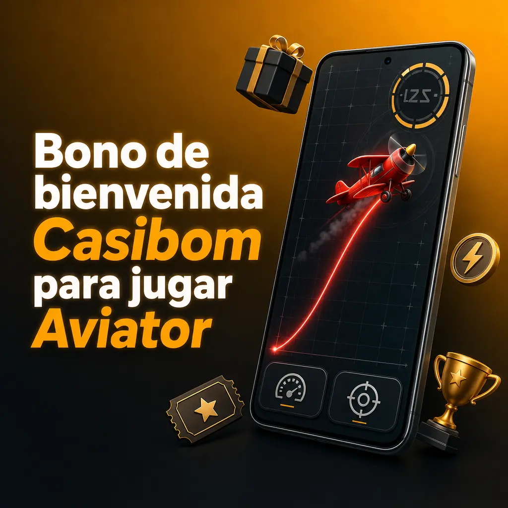 Bono de bienvenida Casibom: 100% hasta ARS 525.000 más giros gratis para jugar Aviator y tragamonedas en 2026.