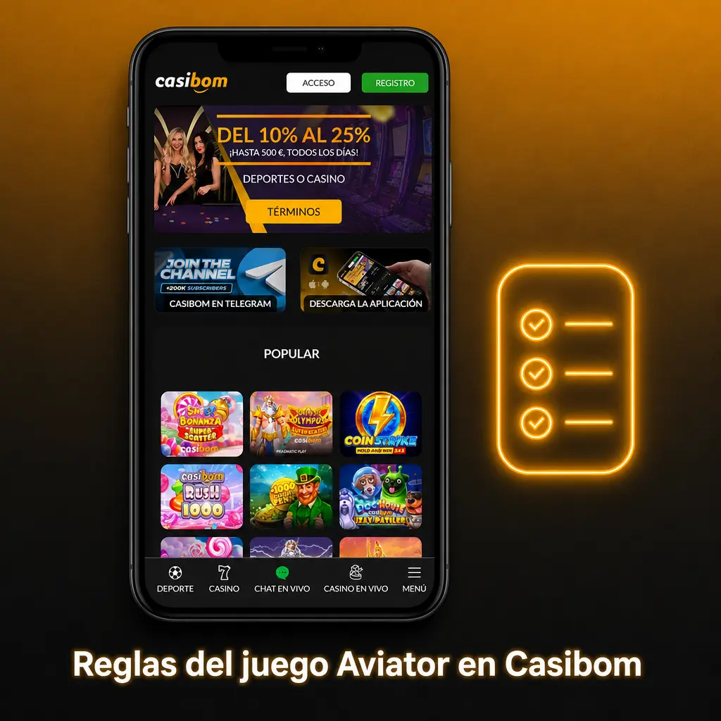 Reglas del juego Aviator en Casibom: multiplicador en alza, retiro a tiempo y apuestas desde ARS 100 en modo real o demo.